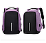 Рюкзак Bobby XL с отделением для ноутбука до 17 дюймов и USB портом Антивор Серый, фото 4