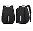 Рюкзак Bobby XL с отделением для ноутбука до 17 дюймов и USB портом Антивор Серый, фото 5