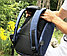 Рюкзак Bobby XL с отделением для ноутбука до 17 дюймов и USB портом Антивор Серый, фото 8