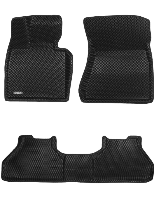 3D коврики Euromat для BMW X5 (E70) (2007-2013), EVA, Черный