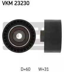 Ролик промежуточный ремня ГРМ VKM-23230 SKF Citroen C5/Fiat Ulysse/Peugeot 406 1.8i-2.2i 00>