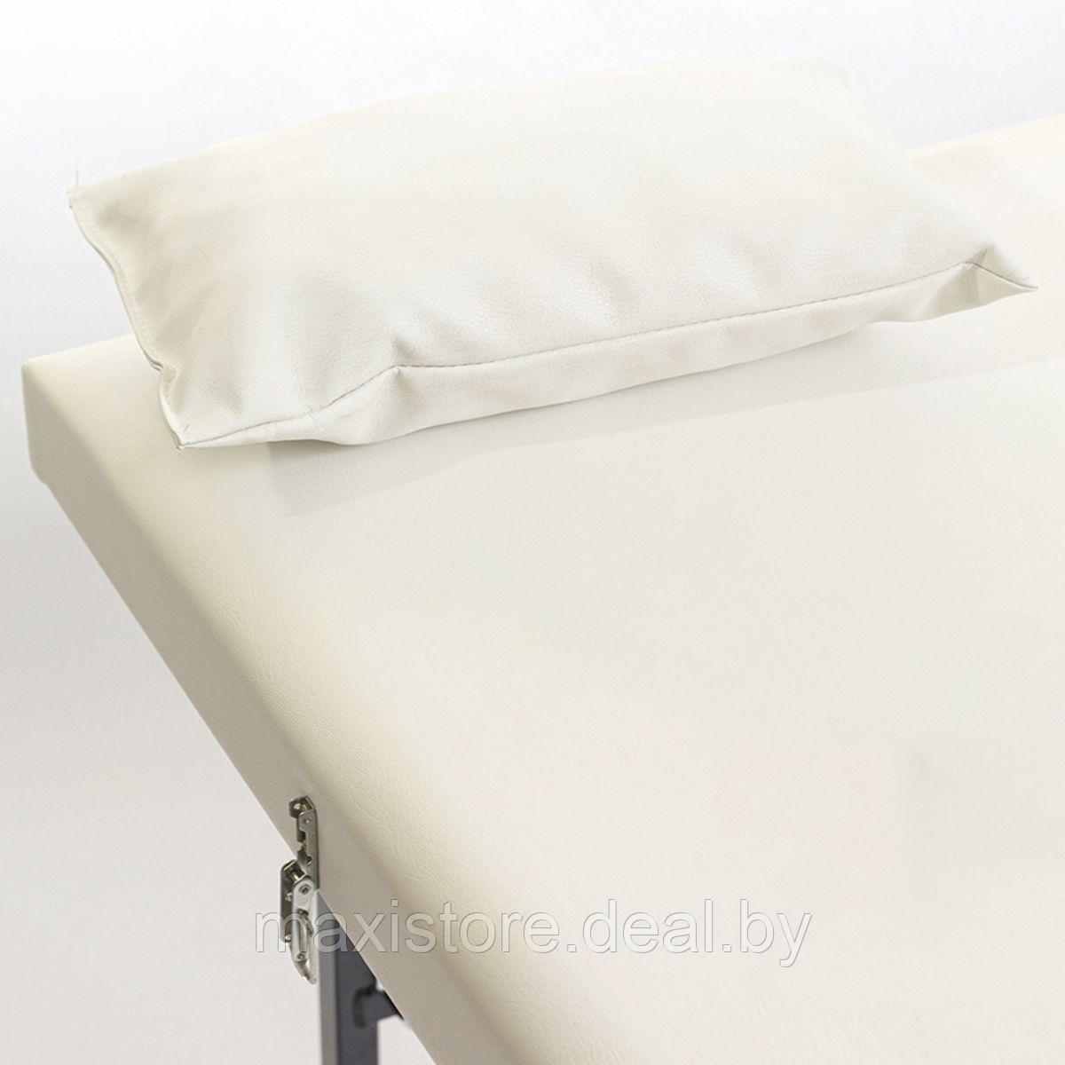 Косметологическая кушетка 3-х секционная 180х60х70 с подушкой Белый - фото 5 - id-p212686463