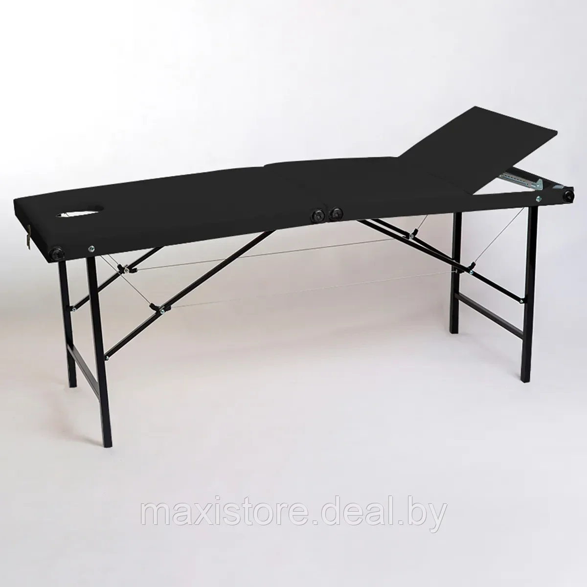 Массажный стол 3-х секционный 180х60х70 подушка в подарок - фото 1 - id-p212690030