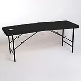 Массажный стол  3-х секционный 180х60х70 подушка в подарок, фото 3