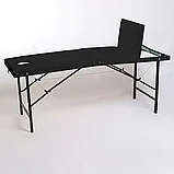 Массажный стол  3-х секционный 180х60х70 подушка в подарок, фото 6