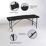 Массажный стол  3-х секционный 180х60х70 подушка в подарок, фото 2