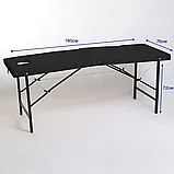 Массажный стол 3-х секционный 190х70х70 подушка в подарок, фото 3