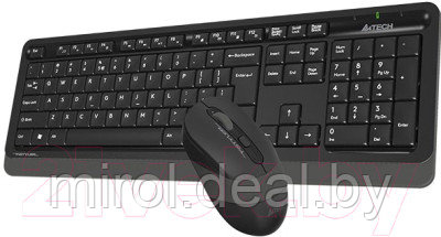 Клавиатура+мышь A4Tech Wireless Desktop Fstyler FG1010 - фото 9 - id-p212691867