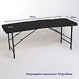 Массажный стол 3-х секционный 180х60хРВ подушка в подарок, фото 3