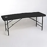 Массажный стол 3-х секционный 180х60хРВ подушка в подарок, фото 4