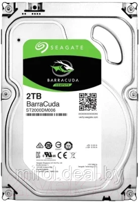 Жесткий диск Seagate BarraCuda 2TB (ST2000DM008) - фото 1 - id-p212695476