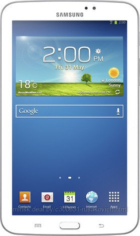 Замена стекла сенсора тачскрина SAMSUNG T210 черный/белый