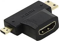 Orient C137 Переходник HDMI F - mini HDMI M / micro HDMI M