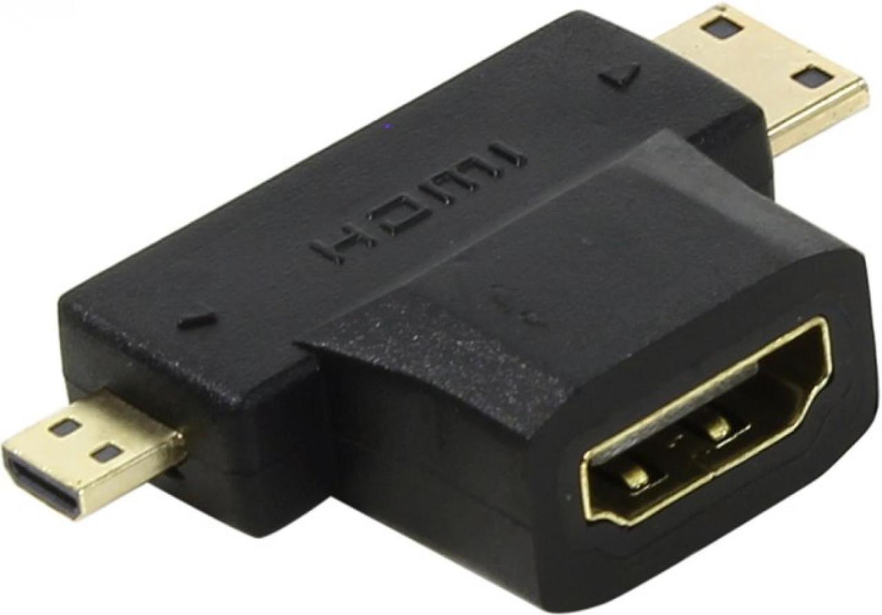 Orient C137 Переходник HDMI F - mini HDMI M / micro HDMI M - фото 1 - id-p212700858