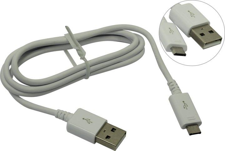 Smartbuy iK-12 white Кабель USB AM-- micro-B 1м - фото 1 - id-p212700925