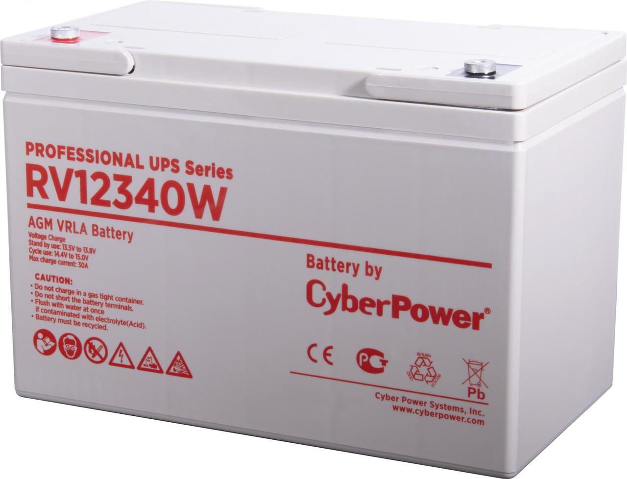 Аккумуляторная батарея PS UPS CyberPower RV 12340W / 12 В 93 Ач Cyberpower. Battery CyberPower Professional - фото 1 - id-p212704503