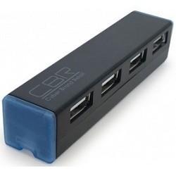 Концентратор CBR CH 135 USB2.0 Hub 4 port. Поддержка Plug&Play. Длина провода 4,5см. - фото 1 - id-p212703029