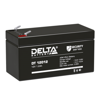 Delta DT 12012 (1.2 А\ч, 12В) свинцово- кислотный аккумулятор - фото 1 - id-p212707064