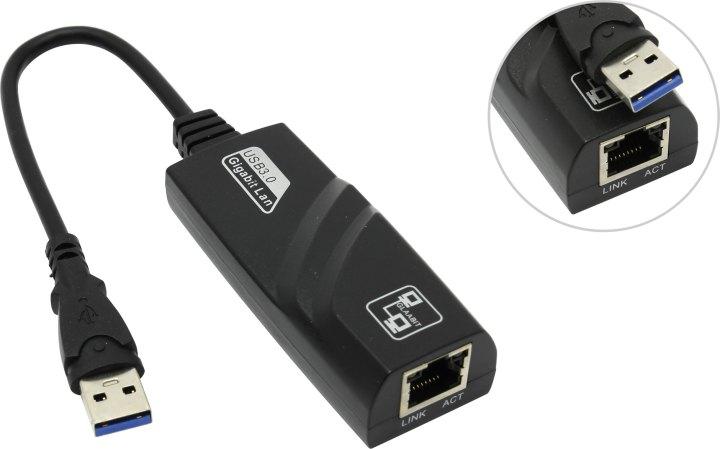 Сетевая карта Espada UsbGL USB3.0 Gigabit Ethernet Adapter (1000Mbps) - фото 1 - id-p212697650