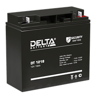 Аккумуляторная батарея Delta. Battery Delta DT 1218 voltage 12V, capacity 18Ah, 181х76х168mm