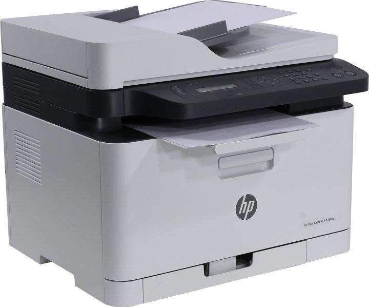 Комбайн HP Color Laser MFP 179fnw 4ZB97A (A4 18стр/мин 128Mb LCD МФУ факс сетевой USB2.0 WiFi ADF) - фото 1 - id-p212696704