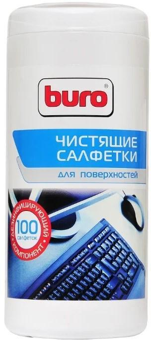 Салфетки Buro BU-Asurface для поверхностей туба 100шт влажных - фото 1 - id-p212711992