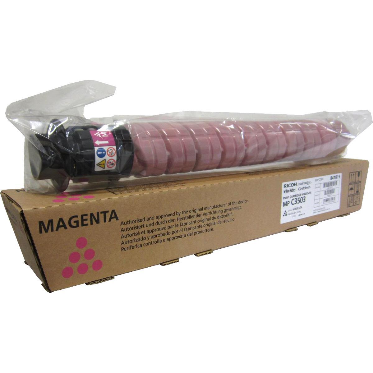 Ricoh Тонер-туба тип MPC3503, Magenta {Aficio MP C3003/C3503, (18000 стр) (841819) - фото 1 - id-p212699812