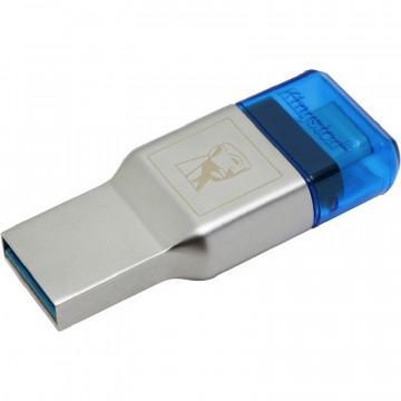 Картридер Kingston MobileLite Duo 3C FCR-ML3C USB3.1 MicroSDXC Card Reader/Writer - фото 1 - id-p212698589