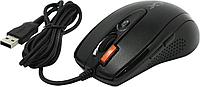 Манипулятор A4Tech Game Laser Mouse XL-750BK-Black (3600dpi) (RTL) USB 7btn+Roll