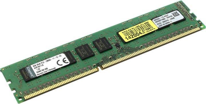 Модуль памяти Kingston ValueRAM KVR16E11/8 DDR3 DIMM 8Gb PC3-12800 CL11 ECC - фото 1 - id-p212715804
