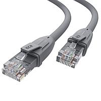 GCR Патч-корд прямой 7.5m UTP кат.6, серый, 24 AWG, ethernet high speed, RJ45, T568B, GCR-52596 Greenconnect.