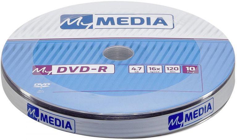 Диск DVD-R Verbatim 4.7Gb 16x pack wrap (10шт) (69205) - фото 1 - id-p212710841