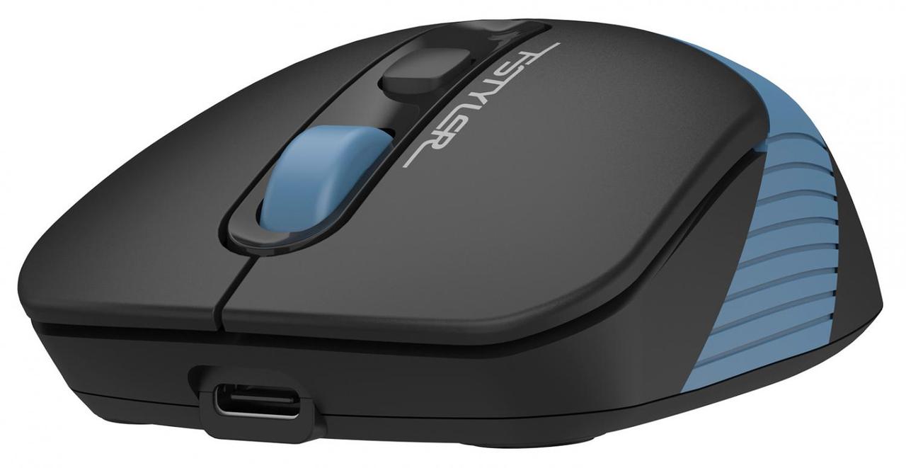 Манипулятор A4Tech FSTYLER Wireless&Bluetooth Optical Mouse FB10C Ash Blue (RTL) USB 4btn+Roll - фото 1 - id-p212713340
