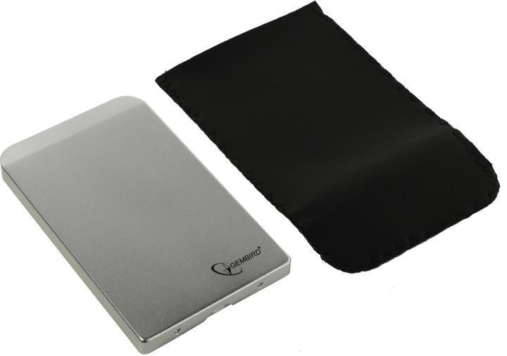 Gembird EE2-U2S-41-S (Внешний бокс для 2.5" SATA HDD USB2.0 Aluminum) - фото 1 - id-p212719273