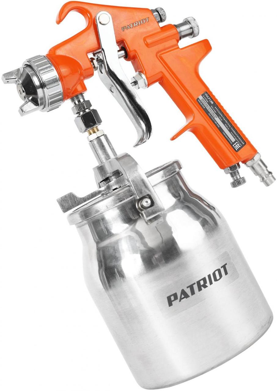 Краскораспылитель Patriot HVLP 1.8B 100л/мин соп.:1.8мм бак:1л 830901018 - фото 1 - id-p212702301