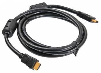 Кабель аудио-видео Buro HDMI 1.4 HDMI (m)/HDMI (m) 1.8м. феррит.кольца черный (HDMI-19M/19M-1.8M-MG) - фото 1 - id-p212709832