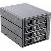 Procase L3-304-SATA3-BK {Hot-swap корзина 4 SATA3/SAS 6Gb, черный, с замком, hotswap aluminium mobie rack