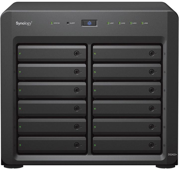 Система хранения данных Synology QC2.2GHz CPU/4GB(up to 32GB)/RAID 0,1,5,6,10/up to 12 SATA SSD/HDD (3.5" or - фото 1 - id-p212717134