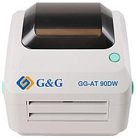 Термопринтер G&G GG-AT-90DW-U (для печ.накл.) стационарный белый G&G GG-AT-90DW-U