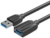 Кабель-удлинитель Vention USB 3.0 AM/AF - 1м Black Edition