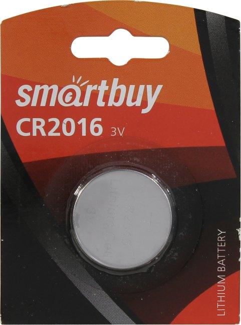 Батарея питания Smartbuy SBBL-2016-1B CR2016 (Li 3V) - фото 1 - id-p212700038