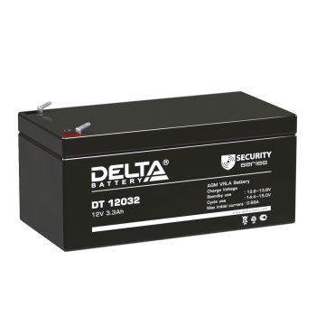 Delta DT 12032 (3.2 А\ч, 12В) свинцово- кислотный аккумулятор - фото 1 - id-p212707467