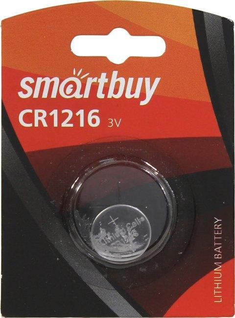 Батарея питания Smartbuy SBBL-1216-1B CR1216 (Li 3V) - фото 1 - id-p212700042