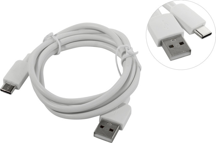 Defender USB кабель USB08-01C AM-TypeC, белый, 1m, пакет, 87495 - фото 1 - id-p212721665