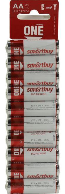 Элемент питания Smartbuy SOBA-2A10B-Eco Size"AA" 1.5V щелочной (alkaline) уп. 10 шт - фото 1 - id-p212700054