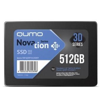 QUMO SSD 512GB QM Novation Q3DT-512GSCY {SATA3.0} - фото 1 - id-p212711114