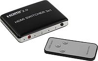 Переключатель Orient HS0301H-2.0 HDMI Switcher (3in - 1out ver2.0 ПДУ) + б.п.