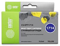 Картридж струйный Cactus CS-EPT1714 желтый (10мл) для Epson XP-33/103/203/207/303/306/403/406