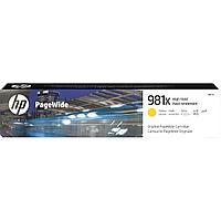 Картридж HP. HP 981X Yellow Original PageWide Crtg