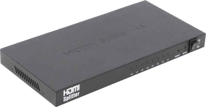 Разветвитель Orient HSP0108 HDMI Splitter (1in - 8out) + б.п. - фото 1 - id-p212731813